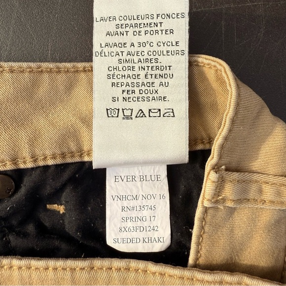 JOE’S JEANS Boys Size 20 Straight Leg Tan Khaki Zip Fly 5 Pocket Jeans - Picture 12 of 13